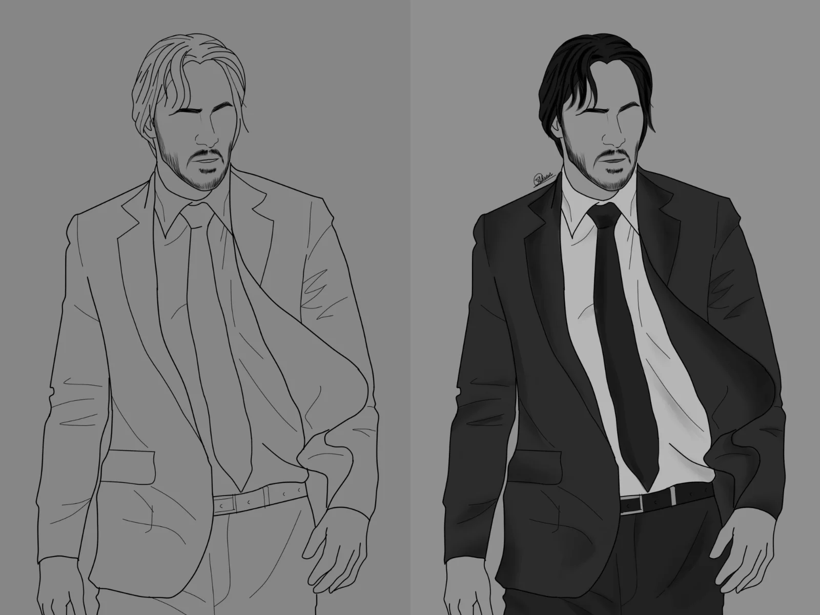 John Wick Character Art