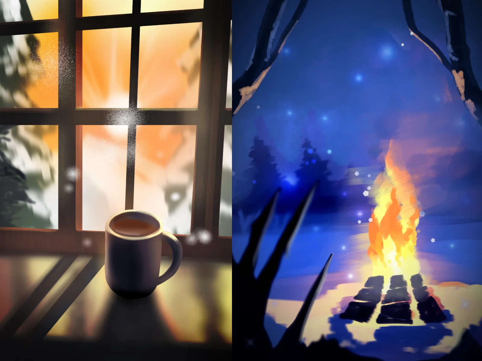 Winter Themed Illustrations