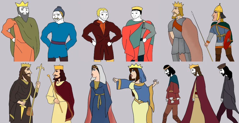 Custom Character Art (wojak style)