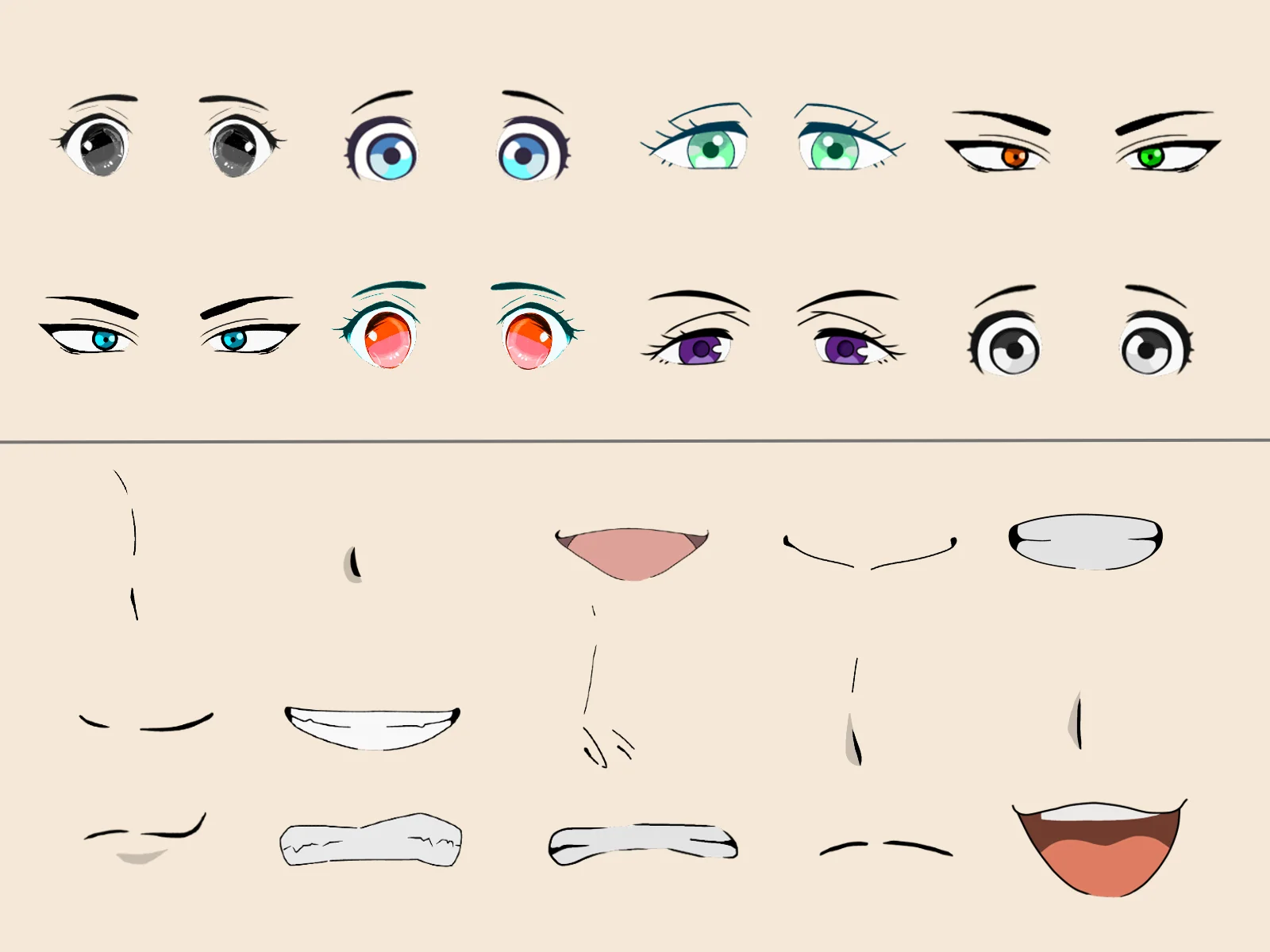 Eyes and nose Pack (custom)