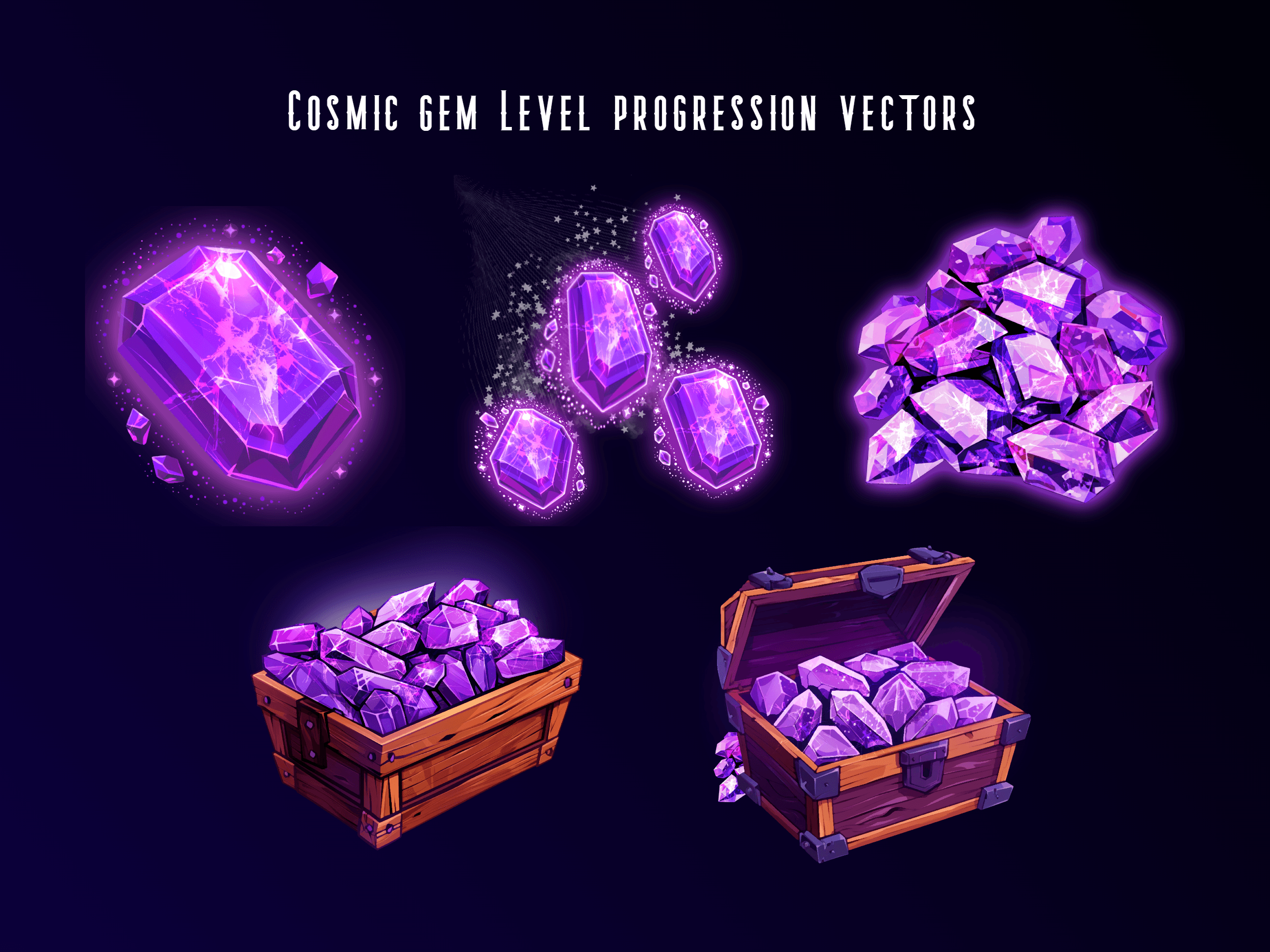 Cosmic gem economy assets